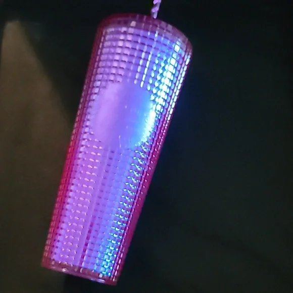 Starbucks Summer Iridescent Deep Magenta Grid Venti Tumbler 2024 Edition - Picture 2 of 10